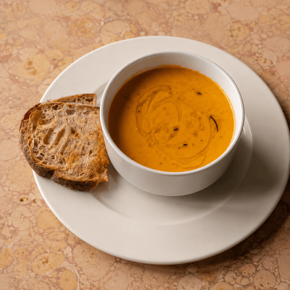 Sopa & grilled cheese