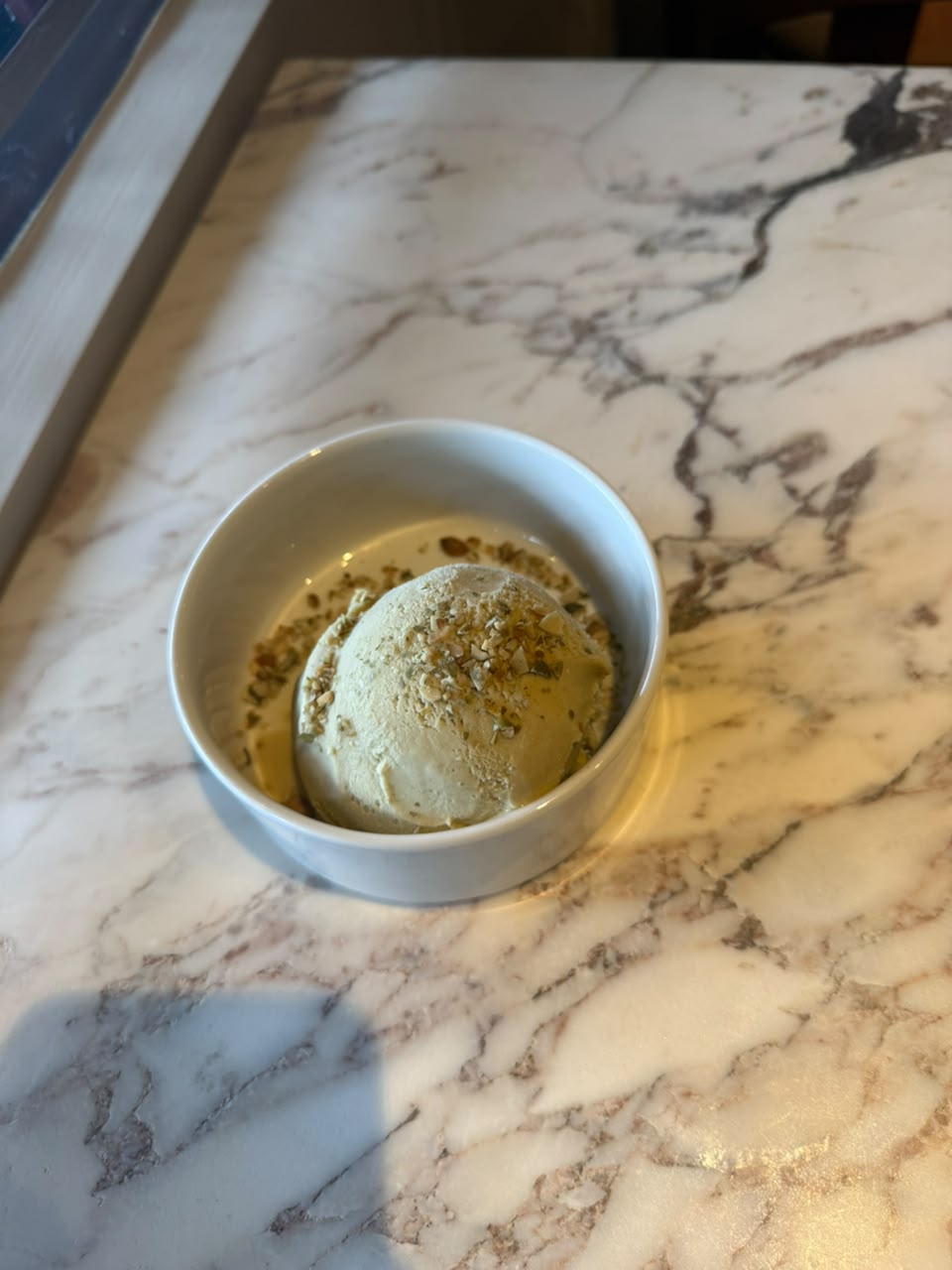Helado de pistacho